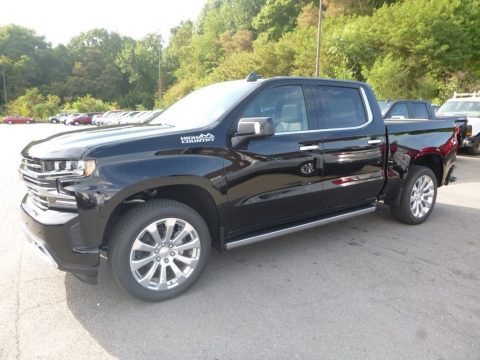 Black Chevrolet Silverado 1500 High Country Crew Cab 4WD.  Click to enlarge.