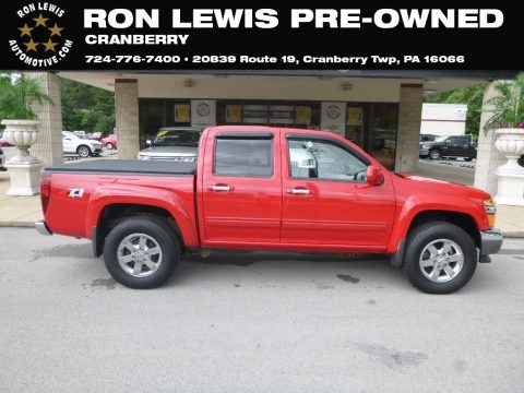 Victory Red Chevrolet Colorado LT Crew Cab 4x4.  Click to enlarge.