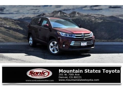 Ooh La La Rouge Mica Toyota Highlander Limited AWD.  Click to enlarge.