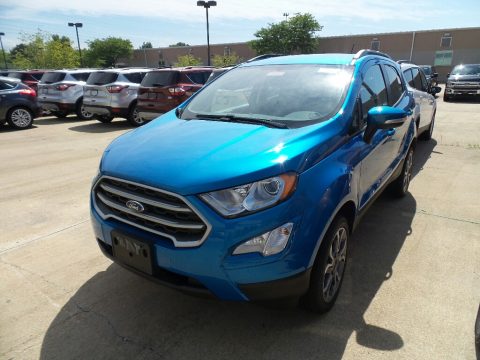 Blue Candy Ford EcoSport SE 4WD.  Click to enlarge.