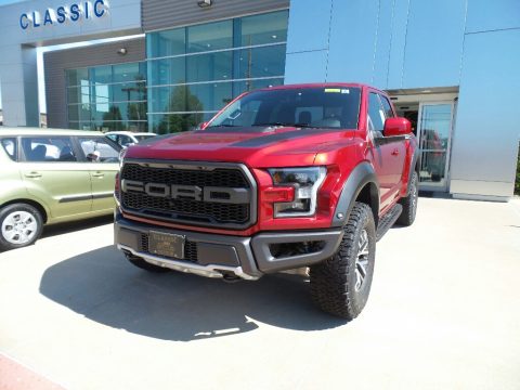 Ruby Red Ford F150 SVT Raptor SuperCab 4x4.  Click to enlarge.