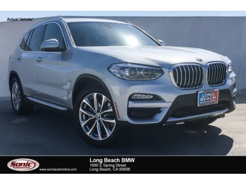 Glacier Silver Metallic BMW X3 sDrive30i.  Click to enlarge.