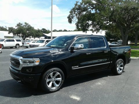 Diamond Black Crystal Pearl Ram 1500 Limited Crew Cab 4x4.  Click to enlarge.