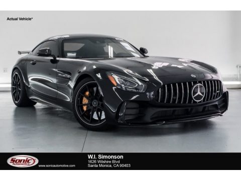 Black Mercedes-Benz AMG GT R Coupe.  Click to enlarge.
