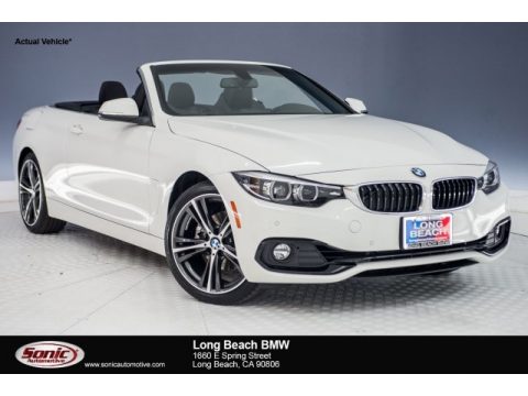 Alpine White BMW 4 Series 430i Convertible.  Click to enlarge.
