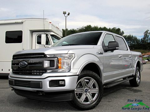 Ingot Silver Ford F150 XLT SuperCrew 4x4.  Click to enlarge.