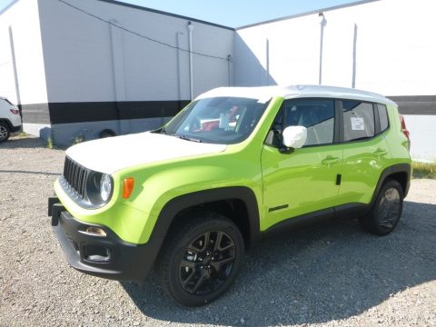 Hypergreen Jeep Renegade Latitude 4x4.  Click to enlarge.