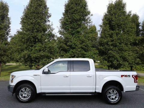 Oxford White Ford F150 Lariat SuperCrew 4X4.  Click to enlarge.