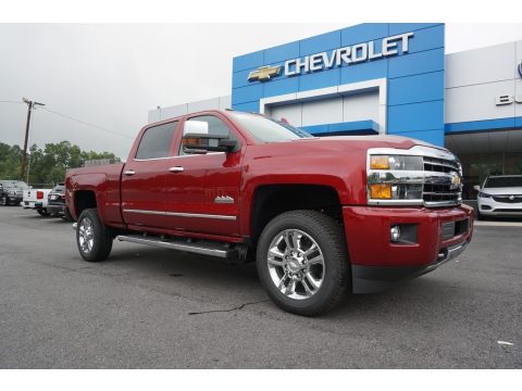 Cajun Red Tintcoat Chevrolet Silverado 2500HD High Country Crew Cab 4WD.  Click to enlarge.