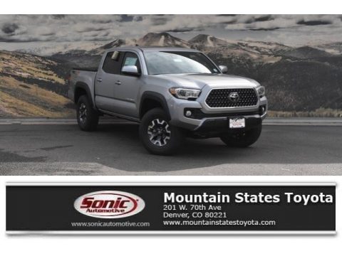 Silver Sky Metallic Toyota Tacoma SR Double Cab 4x4.  Click to enlarge.