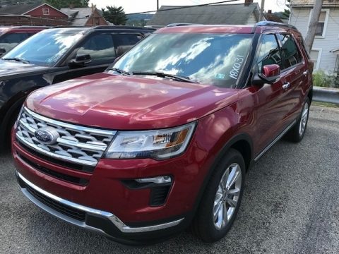Ruby Red Ford Explorer Limited 4WD.  Click to enlarge.