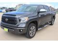 Front 3/4 View of 2019 Toyota Tundra Platinum CrewMax 4x4 #3