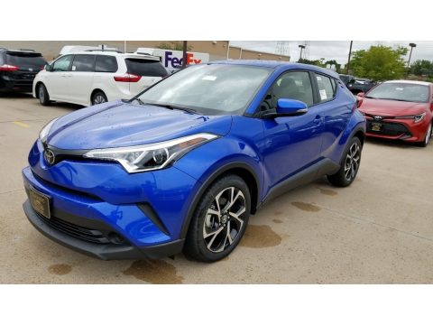 Blue Eclipse Metallic Toyota C-HR XLE.  Click to enlarge.