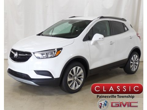 Summit White Buick Encore Preferred AWD.  Click to enlarge.