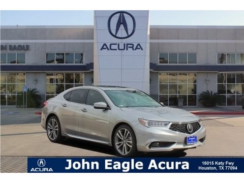 Lunar Silver Metallic Acura TLX V6 SH-AWD Advance Sedan.  Click to enlarge.