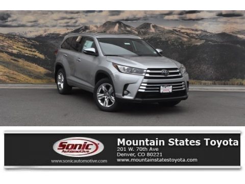 Celestial Silver Metallic Toyota Highlander Limited AWD.  Click to enlarge.