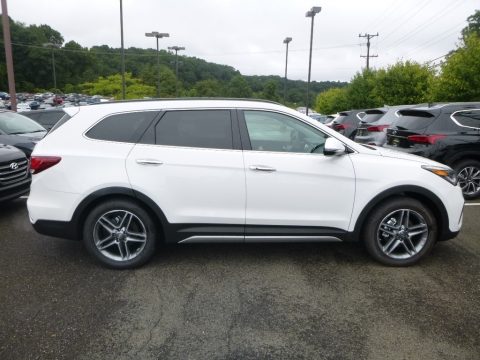 Monaco White Hyundai Santa Fe XL Limited Ultimate AWD.  Click to enlarge.