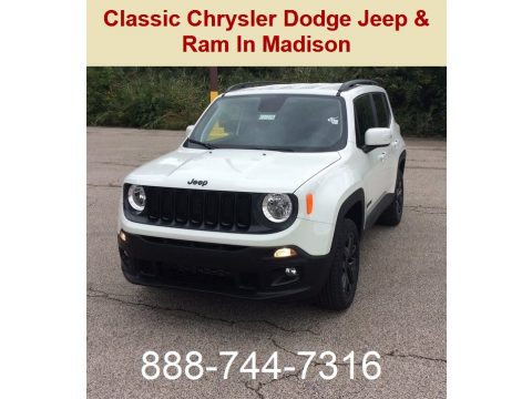 Alpine White Jeep Renegade Latitude 4x4.  Click to enlarge.