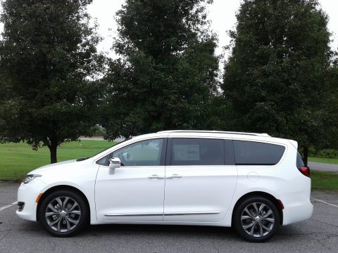 Bright White Chrysler Pacifica Limited.  Click to enlarge.