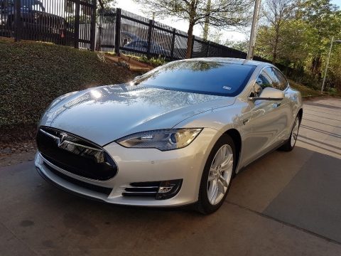 Silver Metallic Tesla Model S 60.  Click to enlarge.