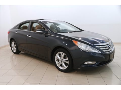 Pacific Blue Pearl Hyundai Sonata SE.  Click to enlarge.