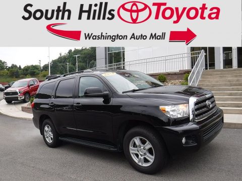 Black Toyota Sequoia SR5 4WD.  Click to enlarge.