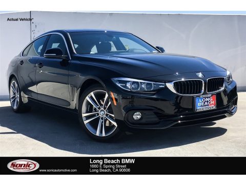 Jet Black BMW 4 Series 430i Gran Coupe.  Click to enlarge.