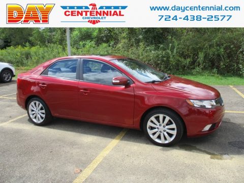 Spicy Red Kia Forte SX.  Click to enlarge.