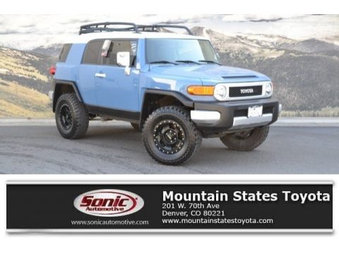 Cavalry Blue Toyota FJ Cruiser 4WD.  Click to enlarge.