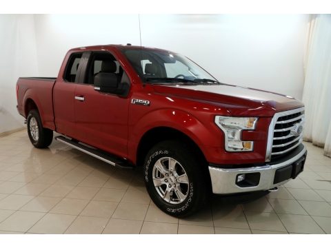 Ruby Red Metallic Ford F150 XLT SuperCab 4x4.  Click to enlarge.