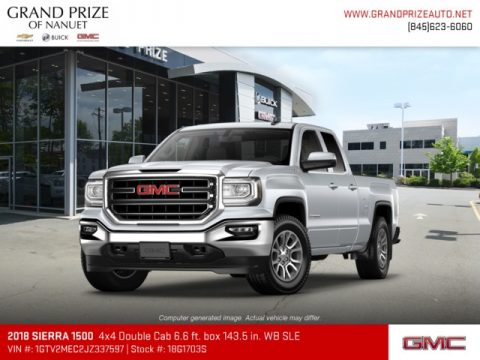 Quicksilver Metallic GMC Sierra 1500 SLE Double Cab 4WD.  Click to enlarge.