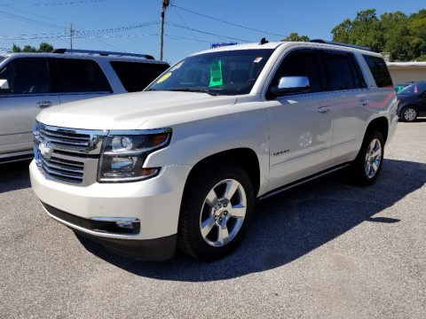 White Diamond Tricoat Chevrolet Tahoe LTZ 4WD.  Click to enlarge.