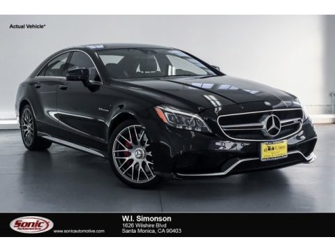 Black Mercedes-Benz CLS AMG 63 S 4Matic Coupe.  Click to enlarge.