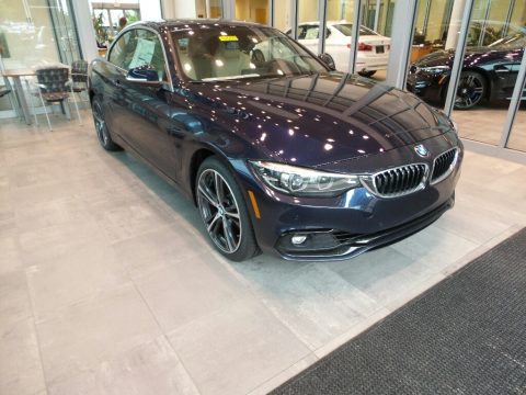 Imperial Blue Metallic BMW 4 Series 430i xDrive Convertible.  Click to enlarge.