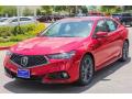 Front 3/4 View of 2019 Acura TLX V6 SH-AWD A-Spec Sedan #3