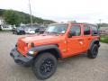 Front 3/4 View of 2018 Jeep Wrangler Unlimited Sport 4x4 #1