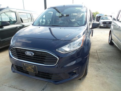 Dark Blue Ford Transit Connect XLT Passenger Wagon.  Click to enlarge.