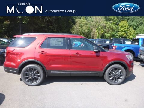 Ruby Red Ford Explorer XLT 4WD.  Click to enlarge.