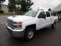 Front 3/4 View of 2019 Chevrolet Silverado 2500HD Work Truck Crew Cab 4WD #1