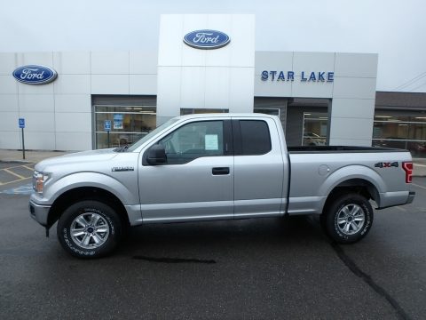 Ingot Silver Ford F150 XLT SuperCab 4x4.  Click to enlarge.