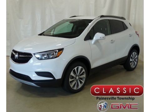 Summit White Buick Encore Preferred AWD.  Click to enlarge.