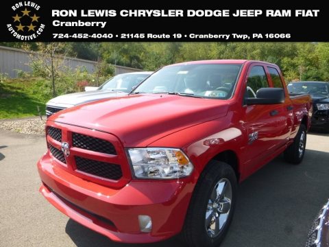 Flame Red Ram 1500 Classic Express Quad Cab 4x4.  Click to enlarge.