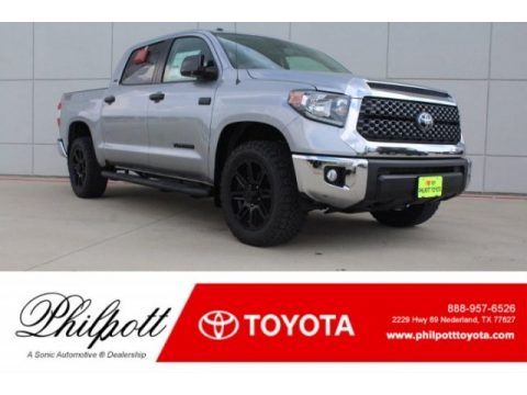 Silver Sky Metallic Toyota Tundra TSS Off Road CrewMax 4x4.  Click to enlarge.