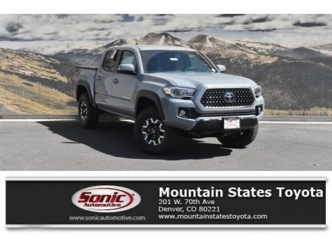 Cement Toyota Tacoma SR Double Cab 4x4.  Click to enlarge.