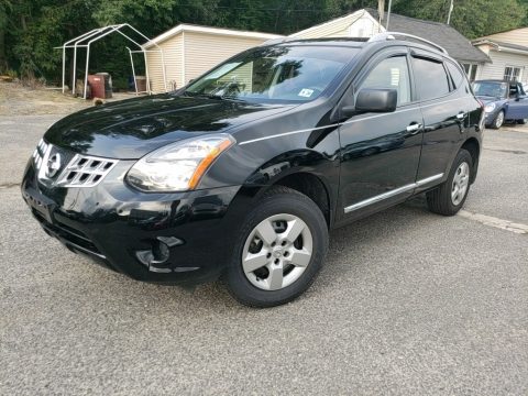 Super Black Nissan Rogue Select S AWD.  Click to enlarge.