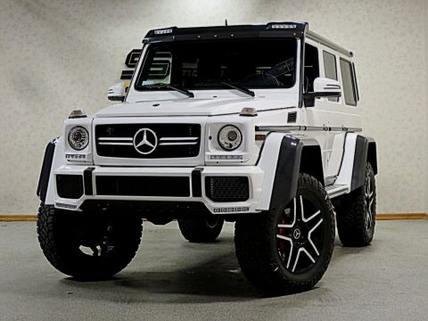 Polar White Mercedes-Benz G 550 4x4 Squared.  Click to enlarge.