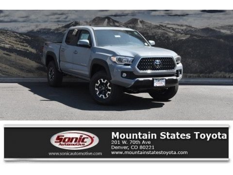 Cement Toyota Tacoma SR Double Cab 4x4.  Click to enlarge.