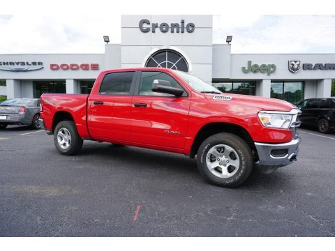 Flame Red Ram 1500 Tradesman Crew Cab 4x4.  Click to enlarge.