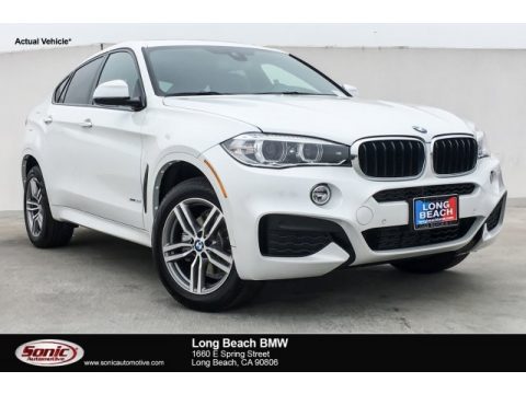 Mineral White Metallic BMW X6 sDrive35i.  Click to enlarge.