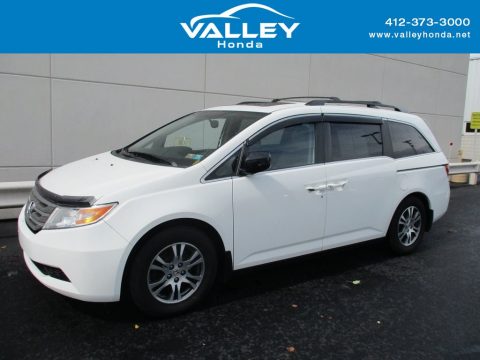 Taffeta White Honda Odyssey EX-L.  Click to enlarge.